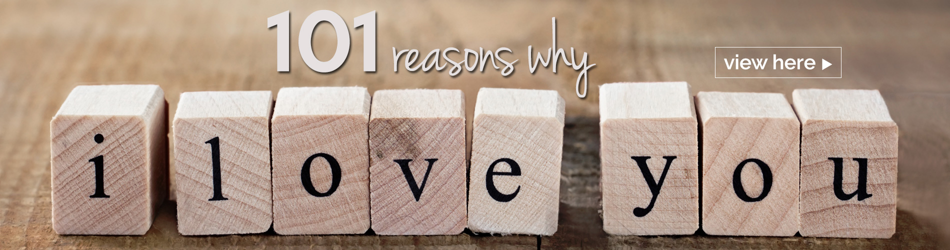 101 Reasons Why I Love You